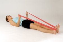 SISSEL® Fitband - Esercizio per i muscoli estensori delle gambe