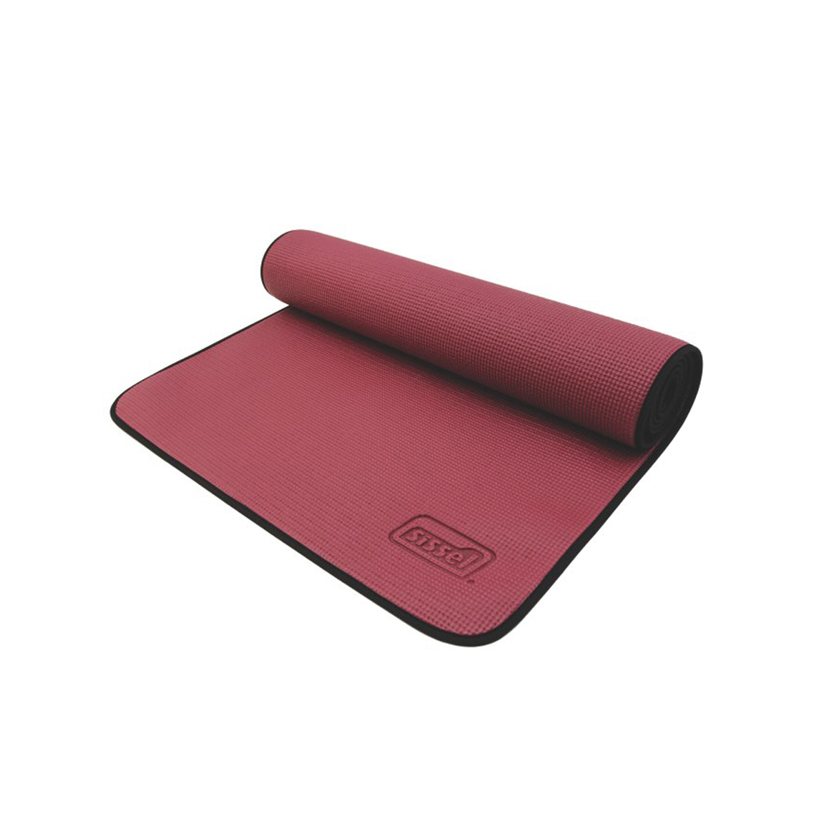 Tappetino Yoga 6mm spessore e Borsa Tracolla Grande Design Non Slip Pilates stampa rosso 