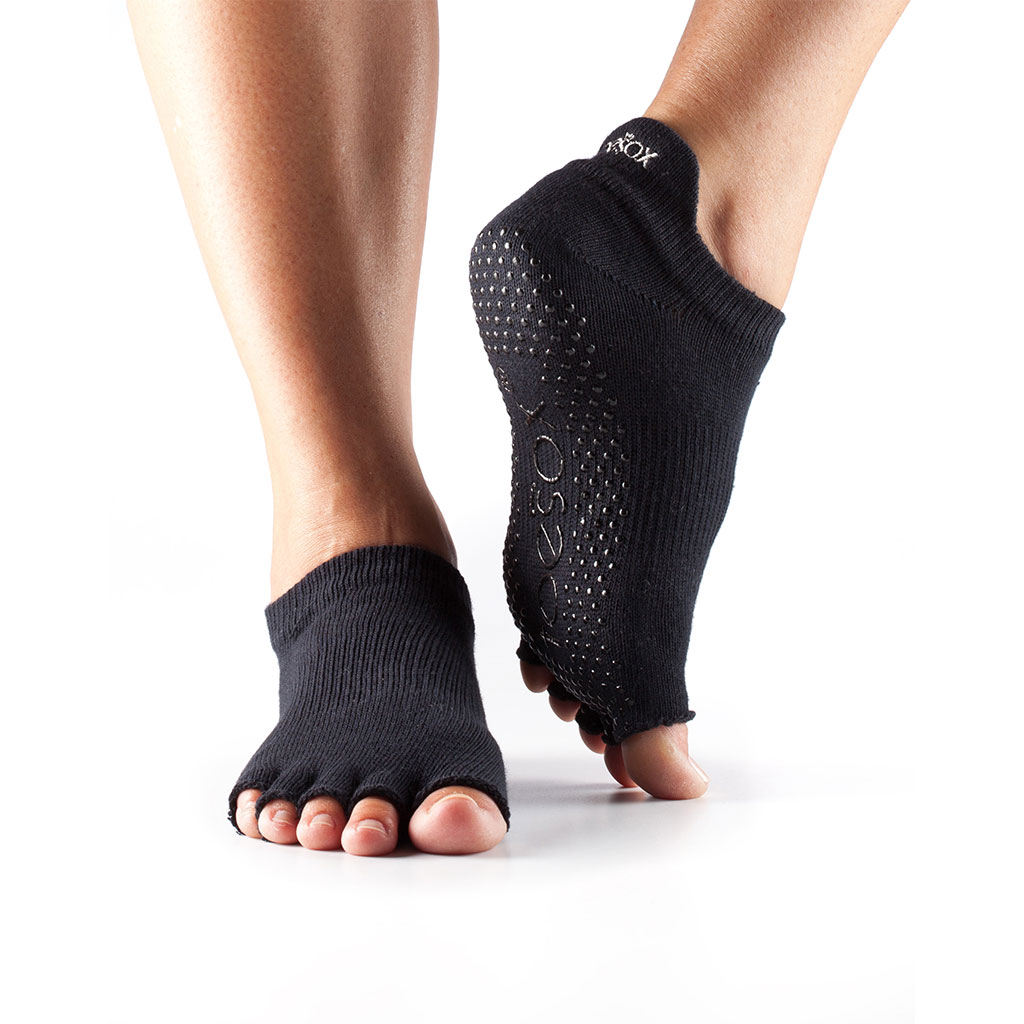 3 Paia Calzini Yoga Donna Con Grip Antiscivolo - Taglie M, L, XL - Per Pilates, Fitness, Caviglia - Cotone Traspirante - 2