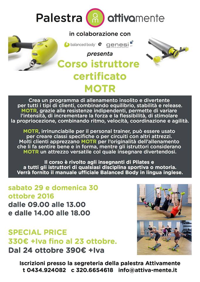 Corso ufficiale MOTR a Pordenone