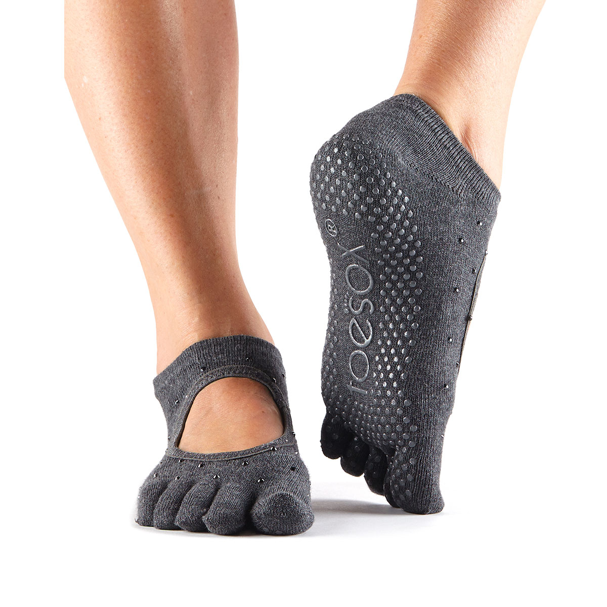 Calzini Antiscivolo con dita, con fascia o intreccio Toesox