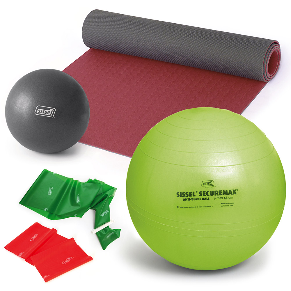 KIT  PILATES CON GIORGIA  2: Terra Yoga Mat - Soft Ball - FitBall - FitBand