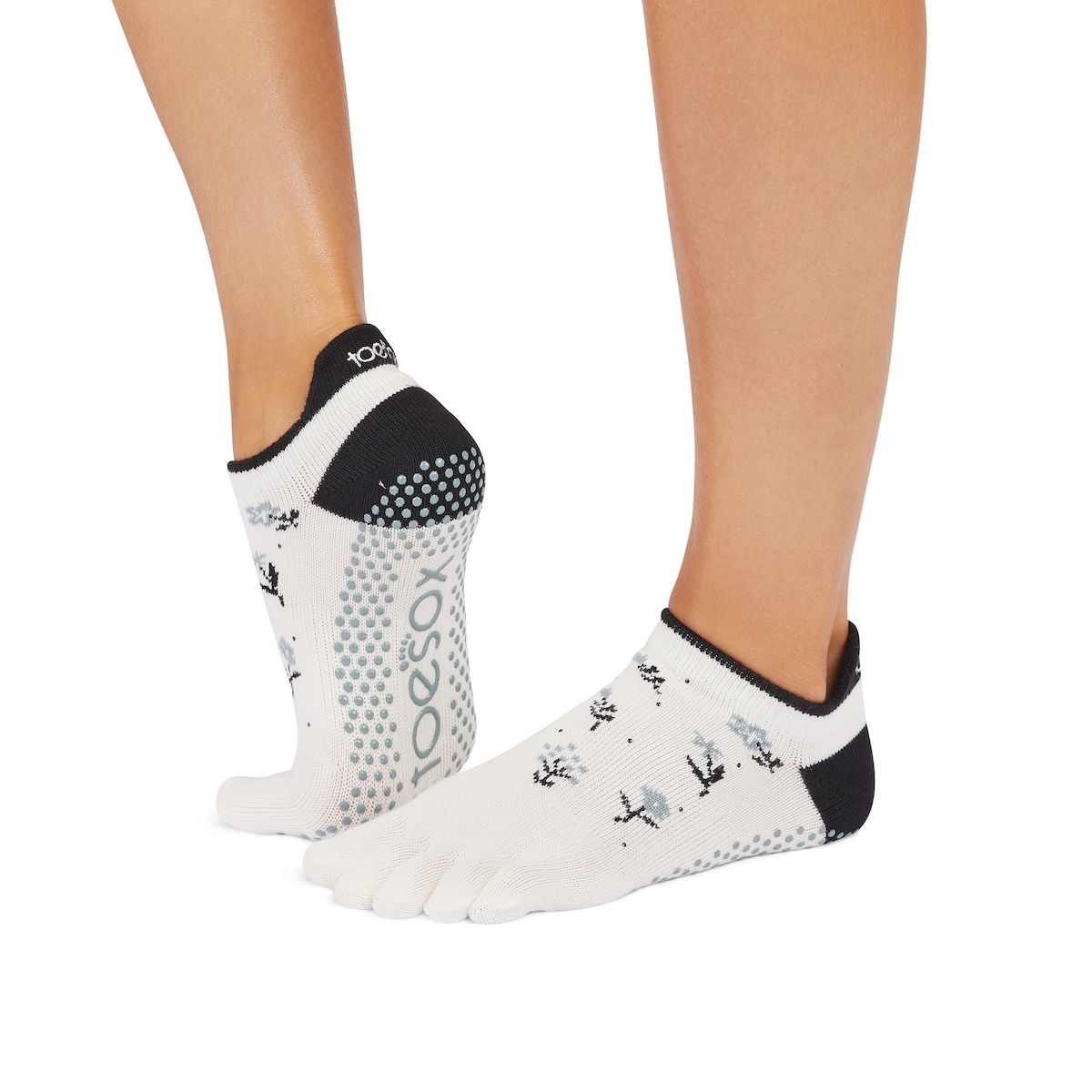 TOESOX Calzini antiscivolo con dita BASSI