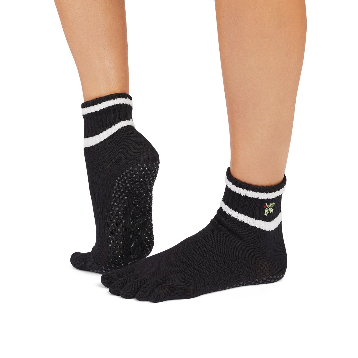 Calzini Antiscivolo ToeSox con dita, caviglia